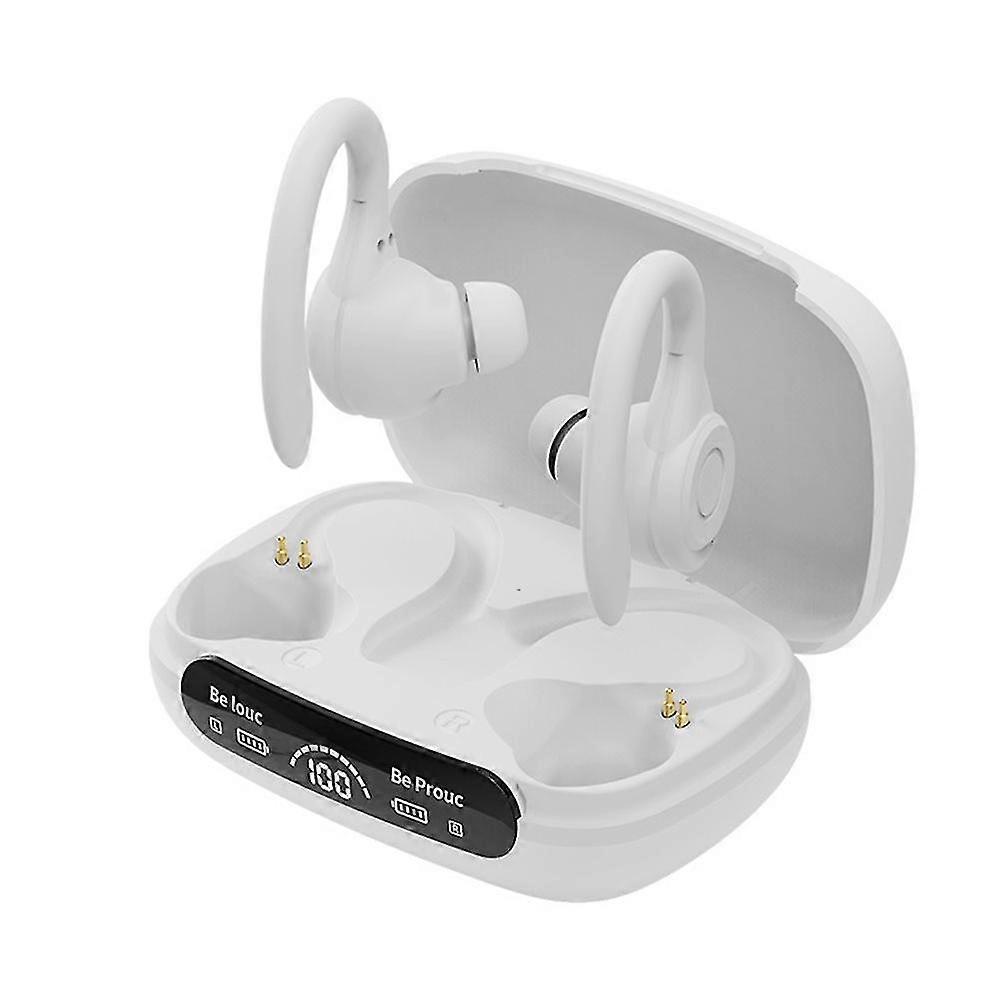 Bluetooth 5.3 TWS Wireless Earbuds With Ear Hook - Stereo, Waterproof, Noise Cancelling, 1000mAh Case