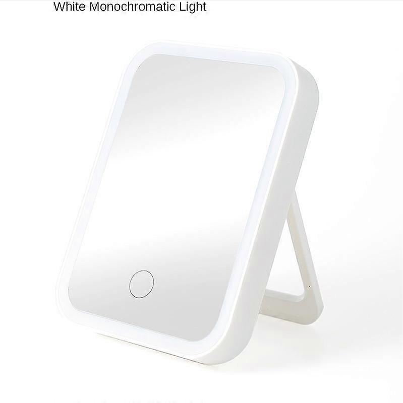 Miroir de maquillage Charge Complément Table Pliant Miroir portable Led Miroir de maquillage avec lumière