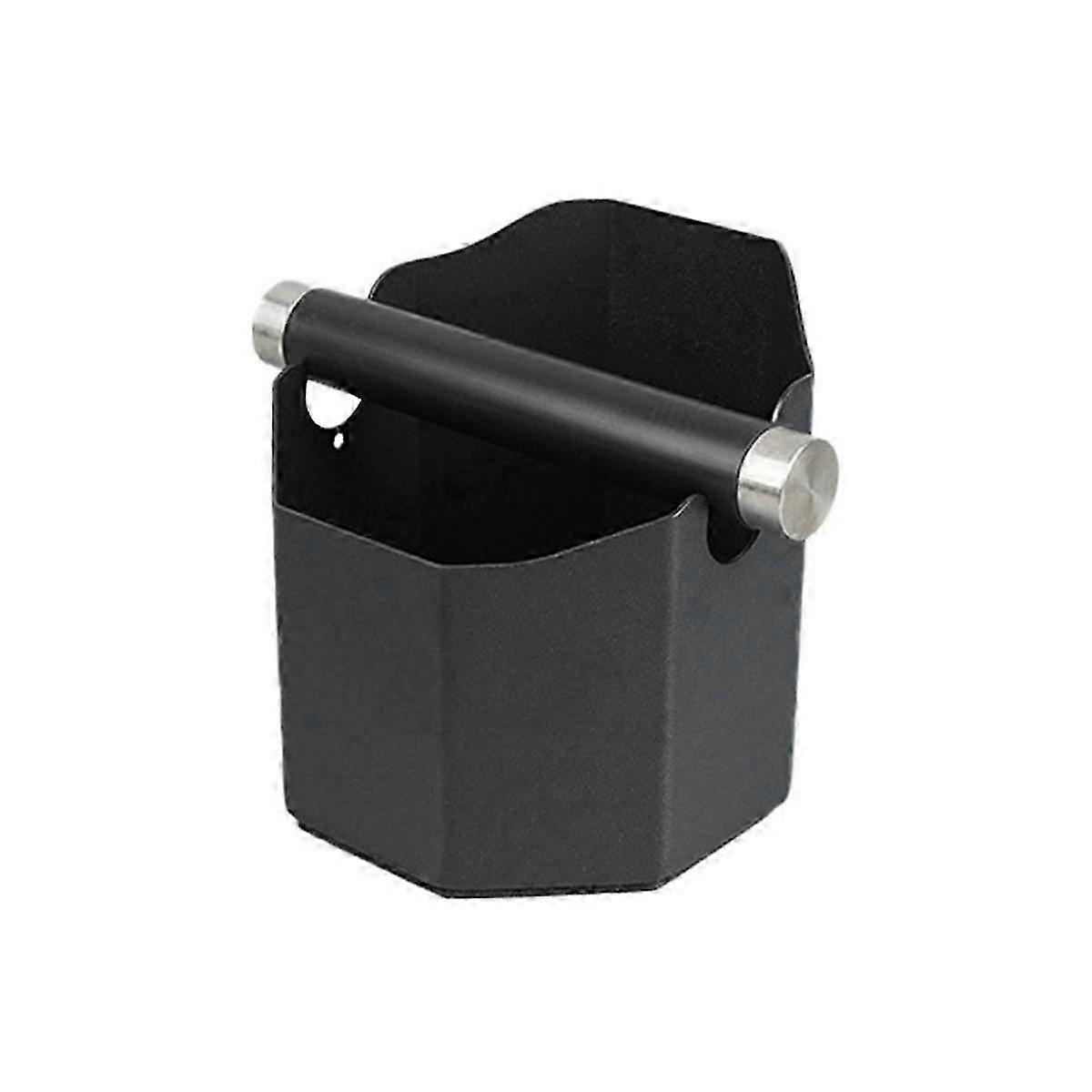 Espresso Tapping Box Square Coffee Grounds Box Small Coffee Grounds Container Coffee Maker for Home/Office Large
