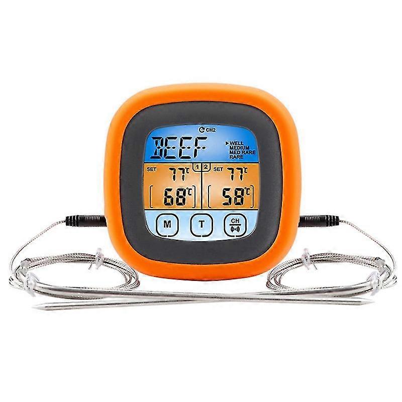 Meat Thermometer Dual Probe Digital Meat Thermometer Instant Read Food Thermometer for Cooking Gril