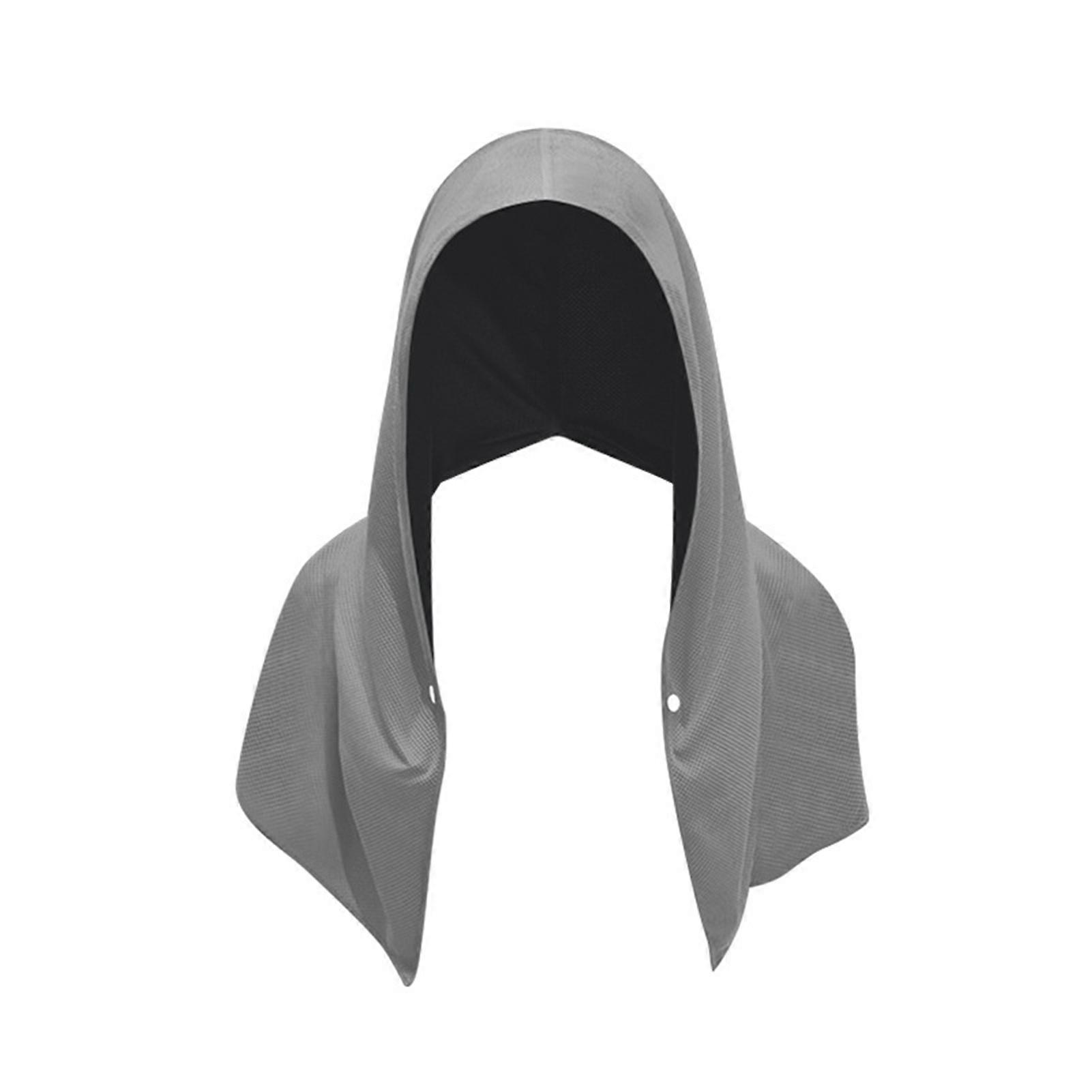 Quick Dry Cooling Hoodie Towel Solid Color UV Protection Breathable Sweat Absorbent Sports Running Hood Towel