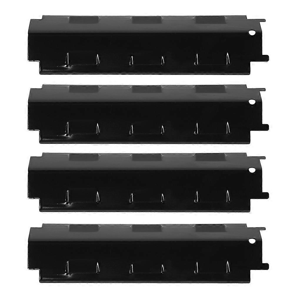 4 Pieces Adjustable Grill Heat Plate Shield Heat Tent Replacement Parts For BBQ Gas Grill Heat Plate Shield Tent Burner Covers