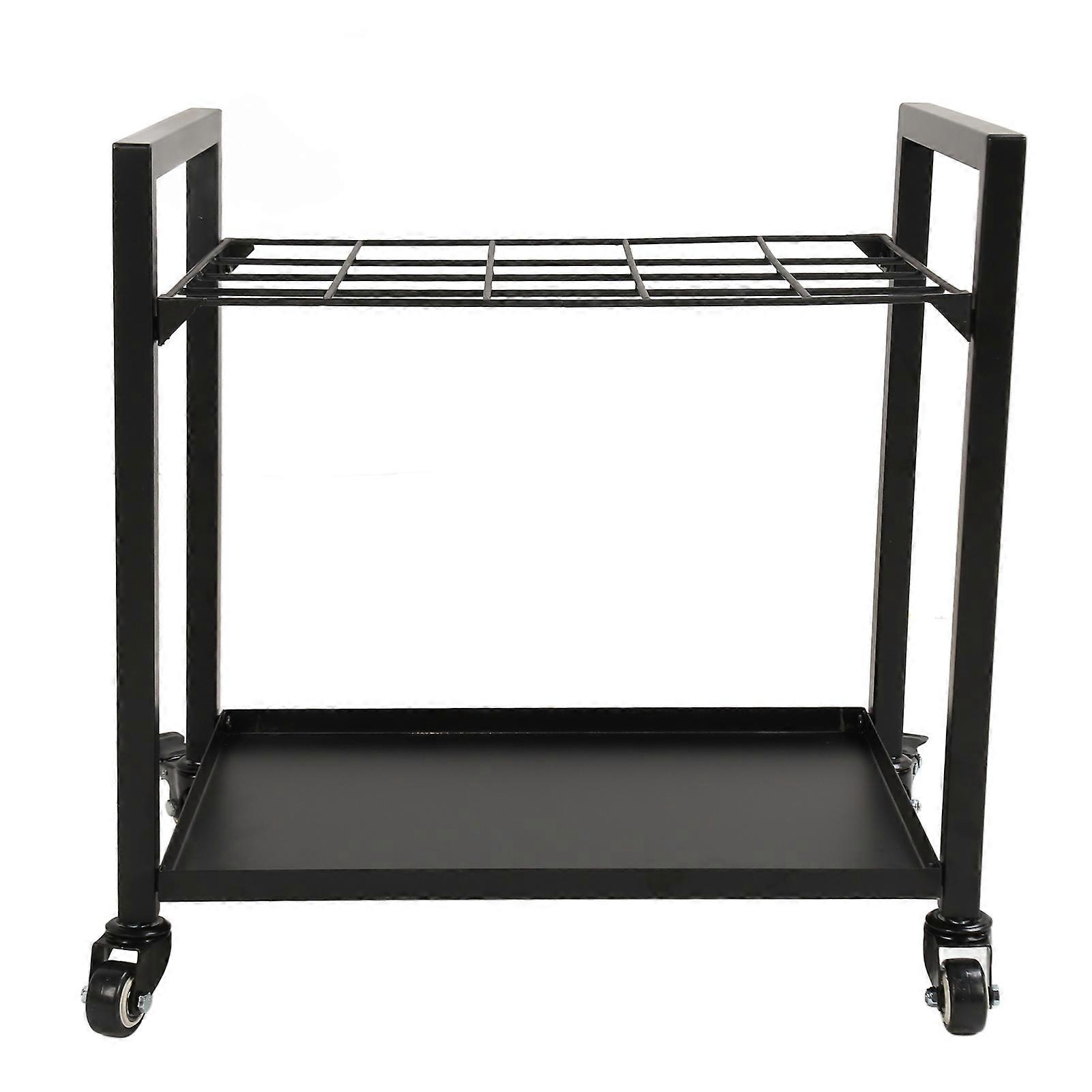 20 Slots Blueprint Storage Rack Cart Blueprint Roll File Holder Metal Blueprint Holder with Wheels for Office School
