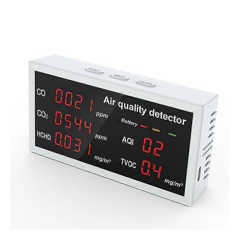 Multifunctional Air Quality Analyzer Carbon Dioxide Detector Temperature Humidity Monitor Portable Air Quality Analyzer