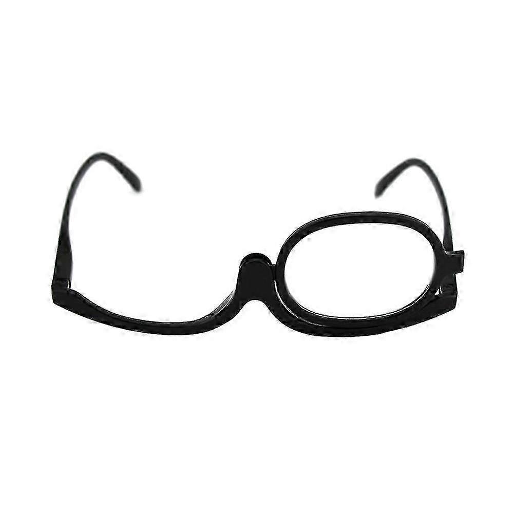 Unisex 180 βαθμό περιστροφή αναδιπλώνοντας monocle μεγεθυντικό μακιγιάζ ανάγνωση γυαλιά ματιών