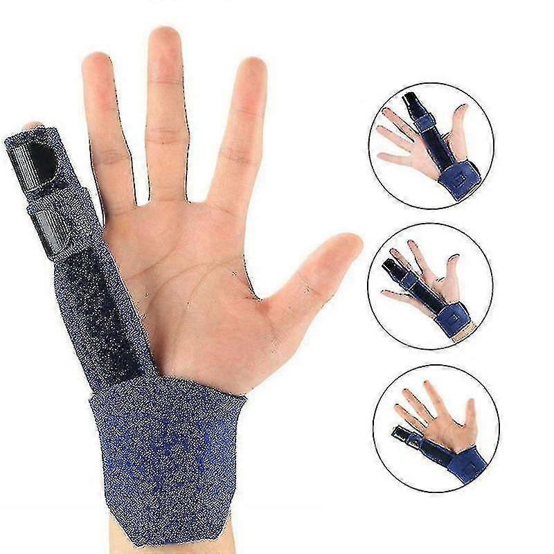 Adjustable Finger Splint Joints Fractures Stabilizer Trigger Finger