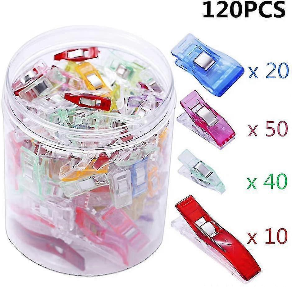 Plastic Sewing Clips,120pcs Cloth Clips Sewing Accessories