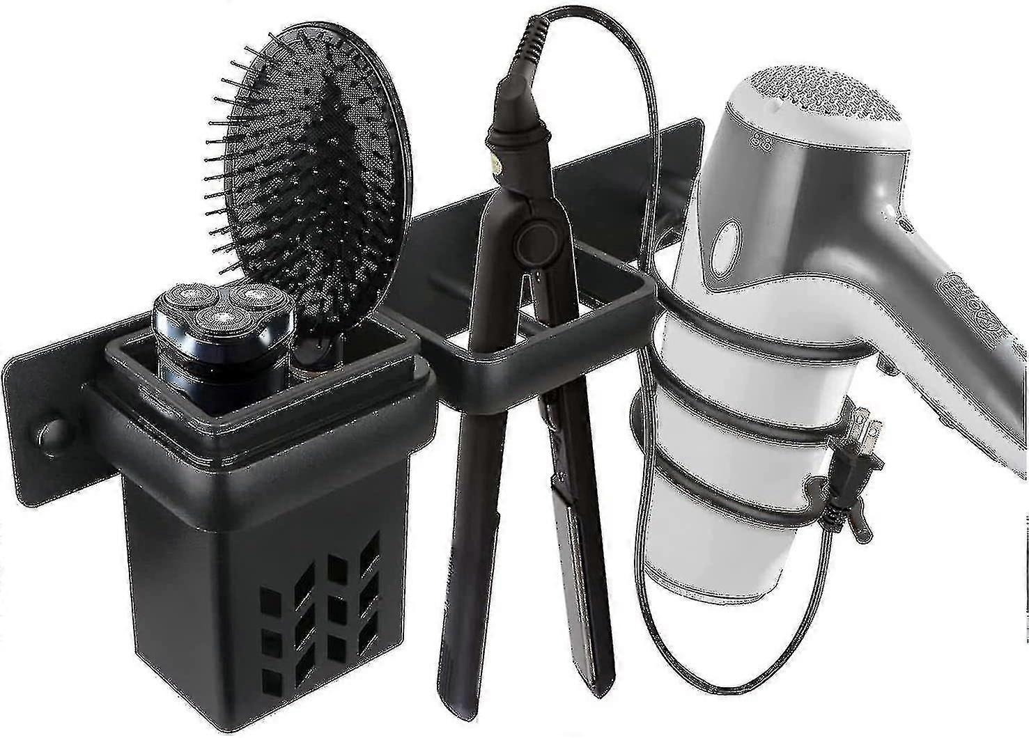 Wall-mounted Hair Straightener With Hole Bracket