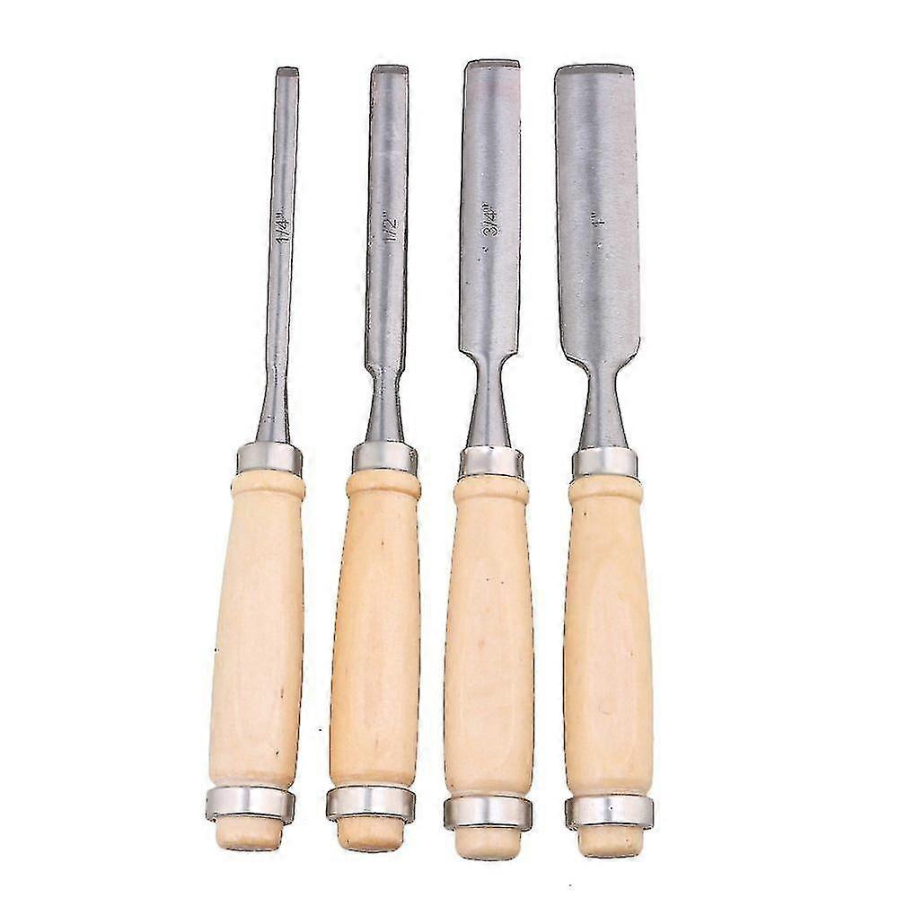 4pcs Semicircle Wood Carving Hand Chisel Tool