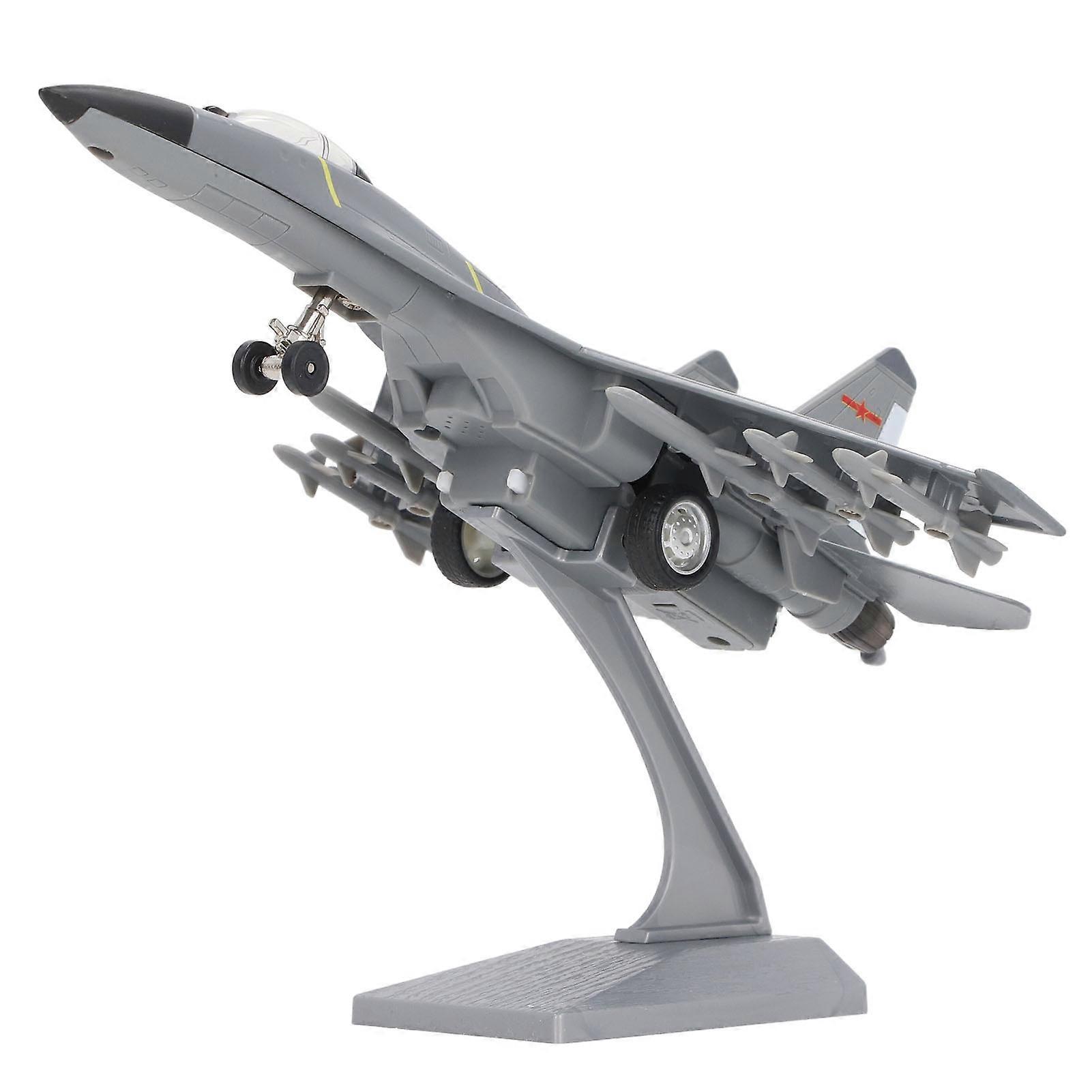 Fighter Airplane Model with Stand Alloy Fighter Aircraft Model Realistic Planes Kids Exquisite Toy for Decoration Collection