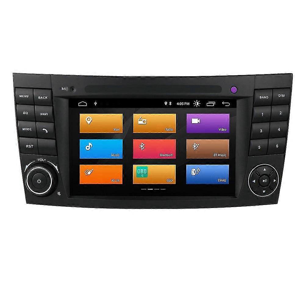 Per W211 2002-2009 Android 10 Core Car Media Player Radio Gps Wifi Bluetooth Controllo del volante