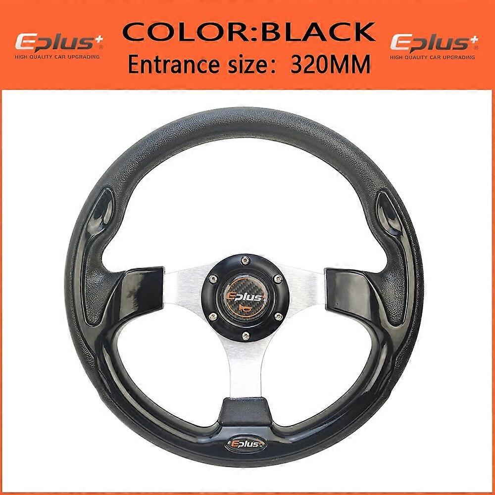 EPLUS Car Sport Volante Tipo de Corrida de Alta Qualidade Universal 13 Polegadas 320MM Alumínio PU 4 Cor Modificado Auto Styling