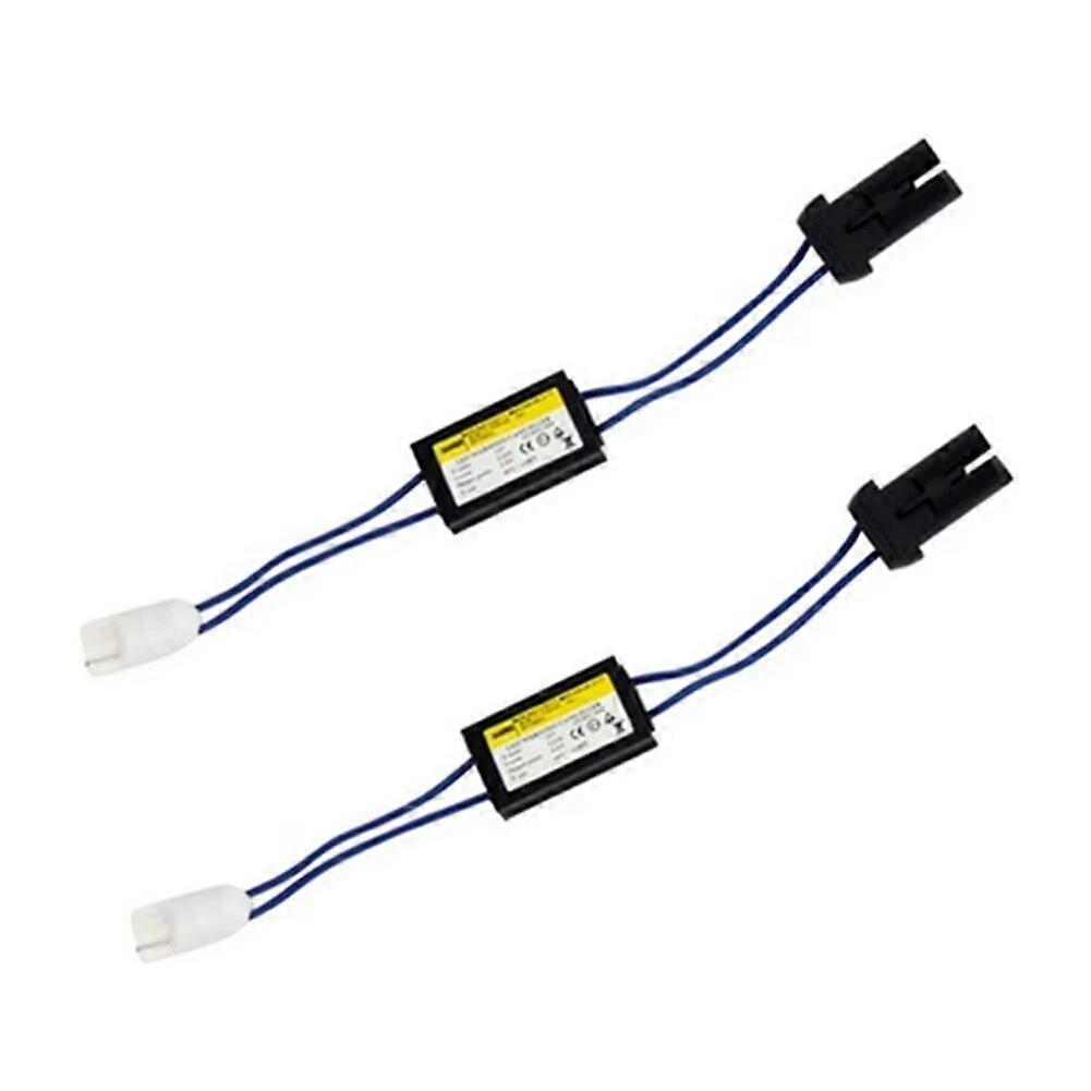 2pcs T10.W5W LED Warning Canceller Car Lights Canbus Cable Warning Canceller Decoder Eliminates Light Faults Plug and Play Cable