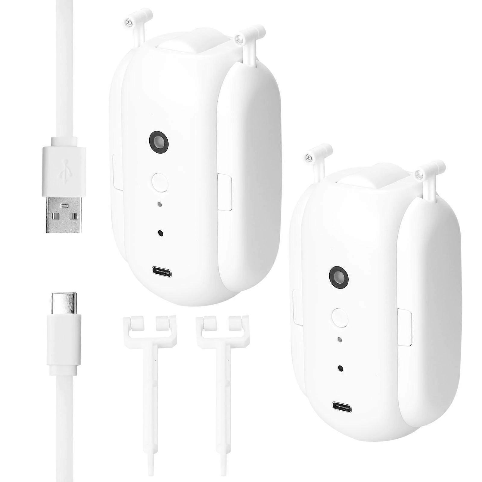 Redkid 2pc Curtain Motor BT Voice Control Switch Robot APP Control Timer Setup Compatible with Alexa