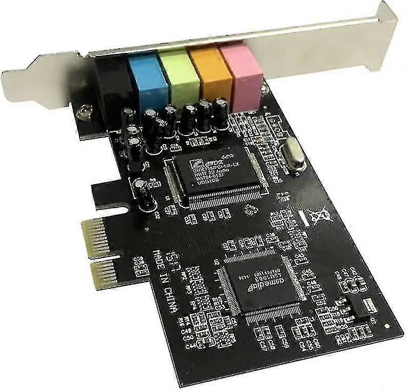 Pcie Sound Card, 5.1 Internal Sound Card 3d Stereo Pci-e Audio Card With Low Profile Bracket (di Man Jia)
