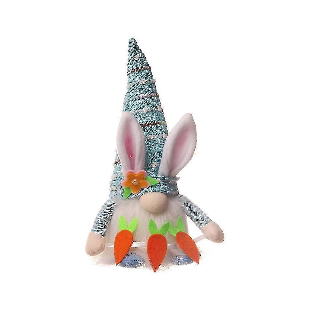 Easter Rabbit with Light Luminous Faceless Gnomes Doll Easter Decoration Gift-sy