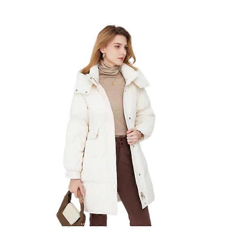 Women's Winter Coats, Thickened Warm Down Long Parka Jacket with Hood