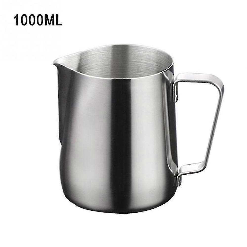 S150-1000ml γάλα από ανοξείδωτο χάλυβα κανάτα αφρώδη στάμνα τραβήξτε λουλούδι Κύπελλο Καπουτσίνο