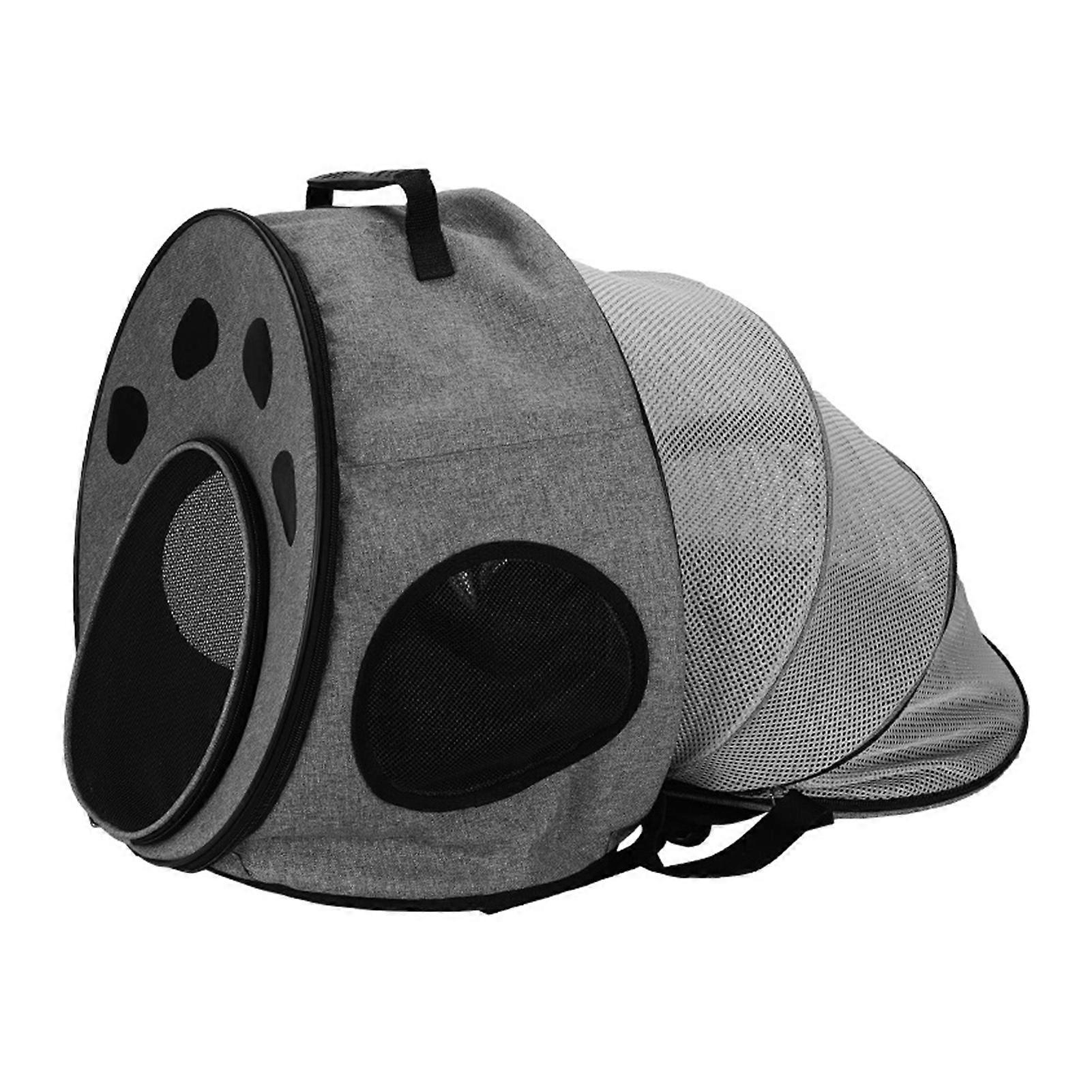 Portable Expandable Pet Backpack Large Capacity Breathable Pet Carrier for Cat Dog