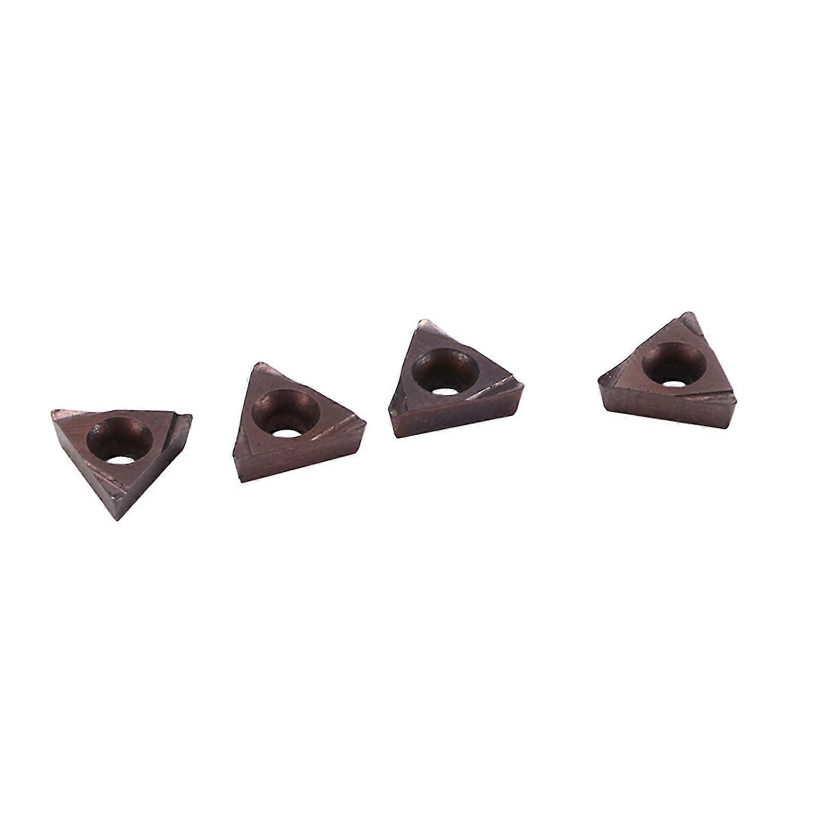 Wood Lathe Chamfering Blade - 4pcs Small Compact Turning Inserts Convenient and Practical