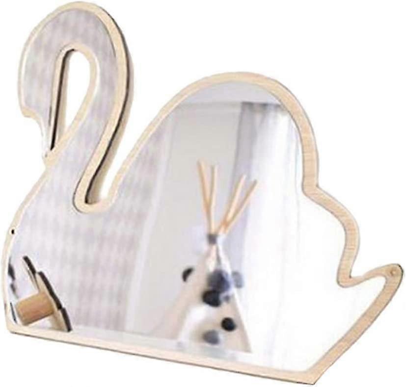 Swan Pattern Mirror For Children's Bedroom