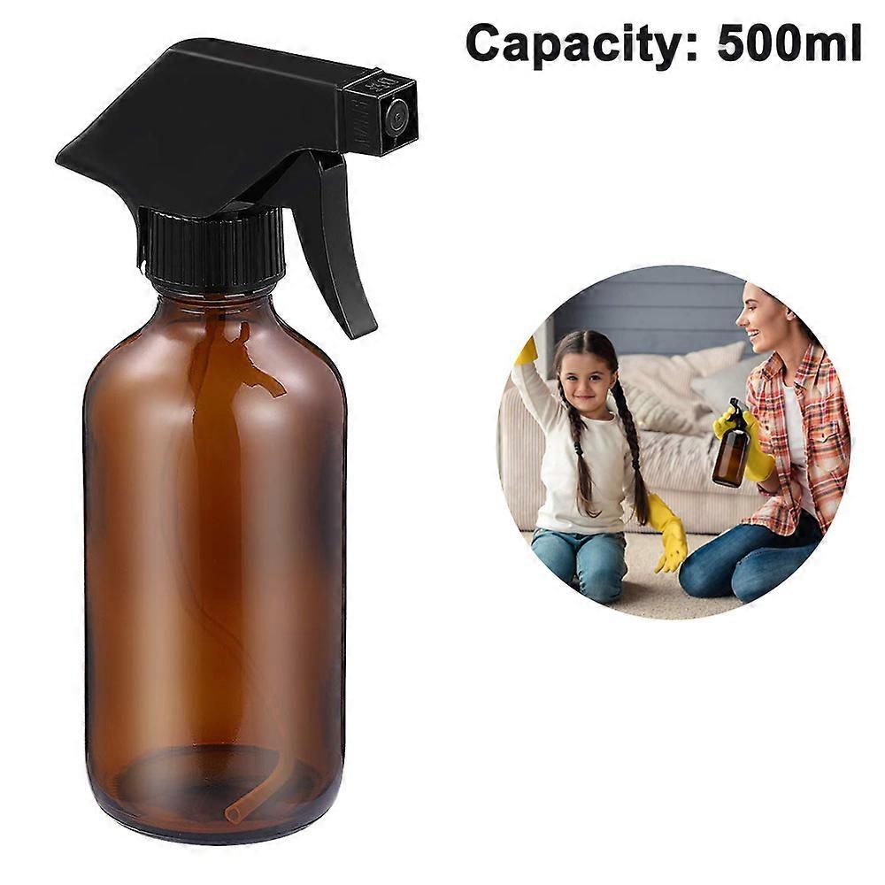 Plastic Spray Bottle, Empty Spray Bottles, Pets, Essential Oils, Cleaning Products - Black Trigger Sprayer with/MistAromatherapy and Natural Cleaning