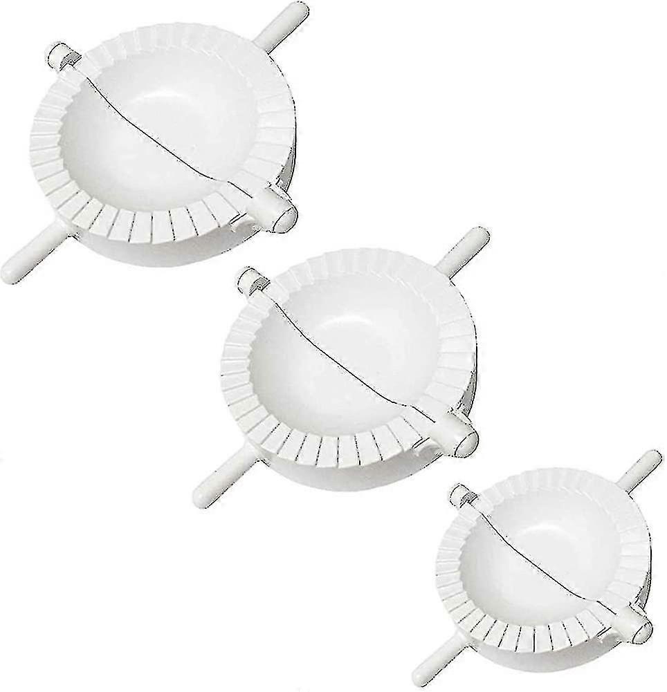 Set Of 3 Manual Chinese Ravioli Molds For Pie Dough, Pie Dough