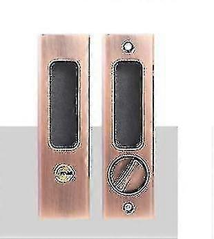 Pocket Door Handle With Key Sliding Door Lock Key Recessed Door Handle 160mm Zekai