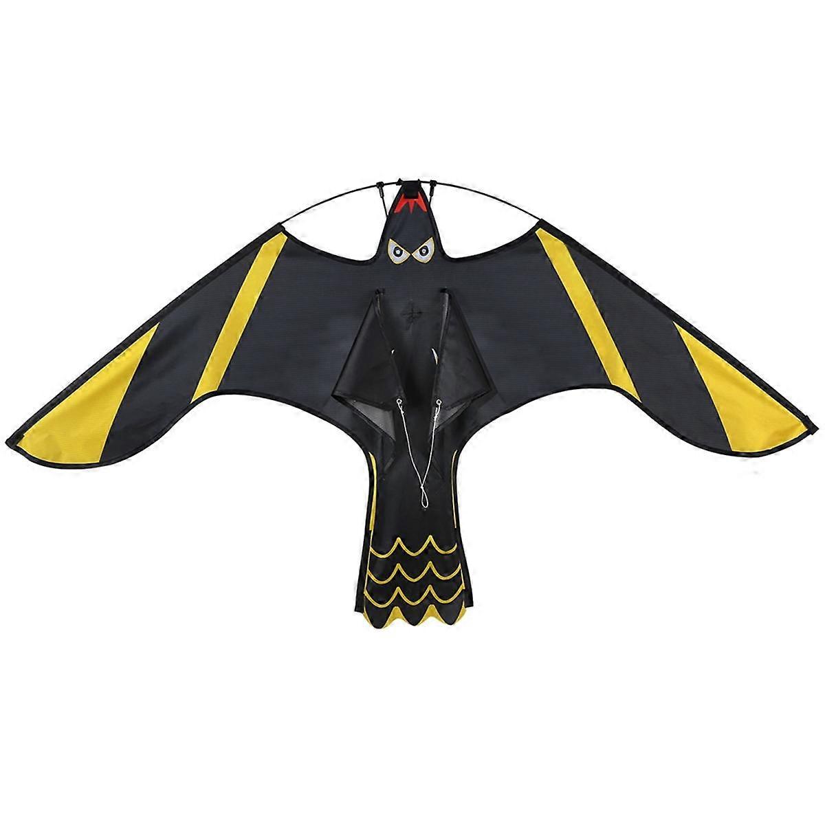 Bird Repeller Kite Simulation Eagle Flash Reflective Repeller Wind Pigeon Repeller for Backyard Lawn Farm Garden,1.4m