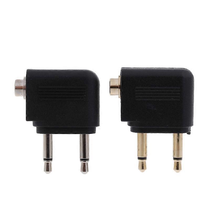3.5mm Port Aircraft Earphone Socket Conversion  Adaptors Portable Converters