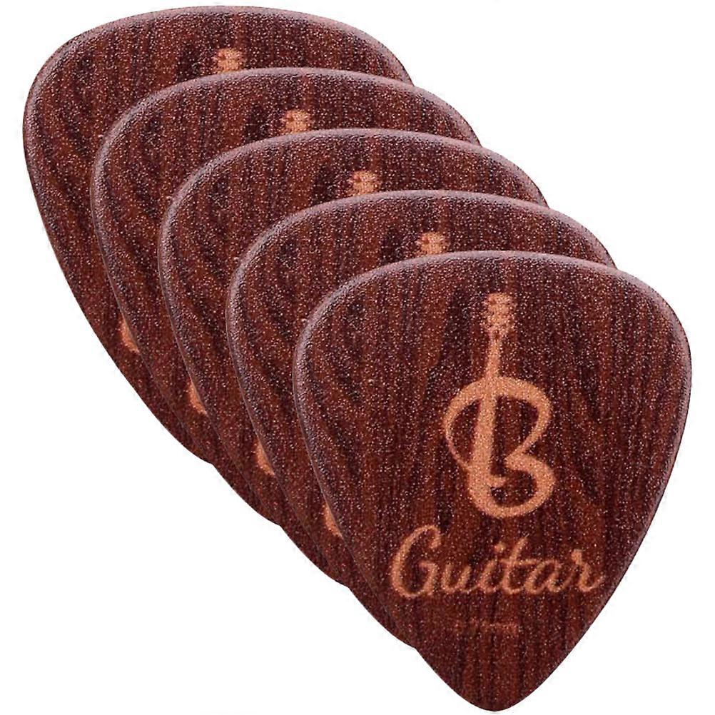 5 Pcs Médiators De Basse Bois Médiators Celluloïd Médiators Basse Guitare Médiators Folk Médiator