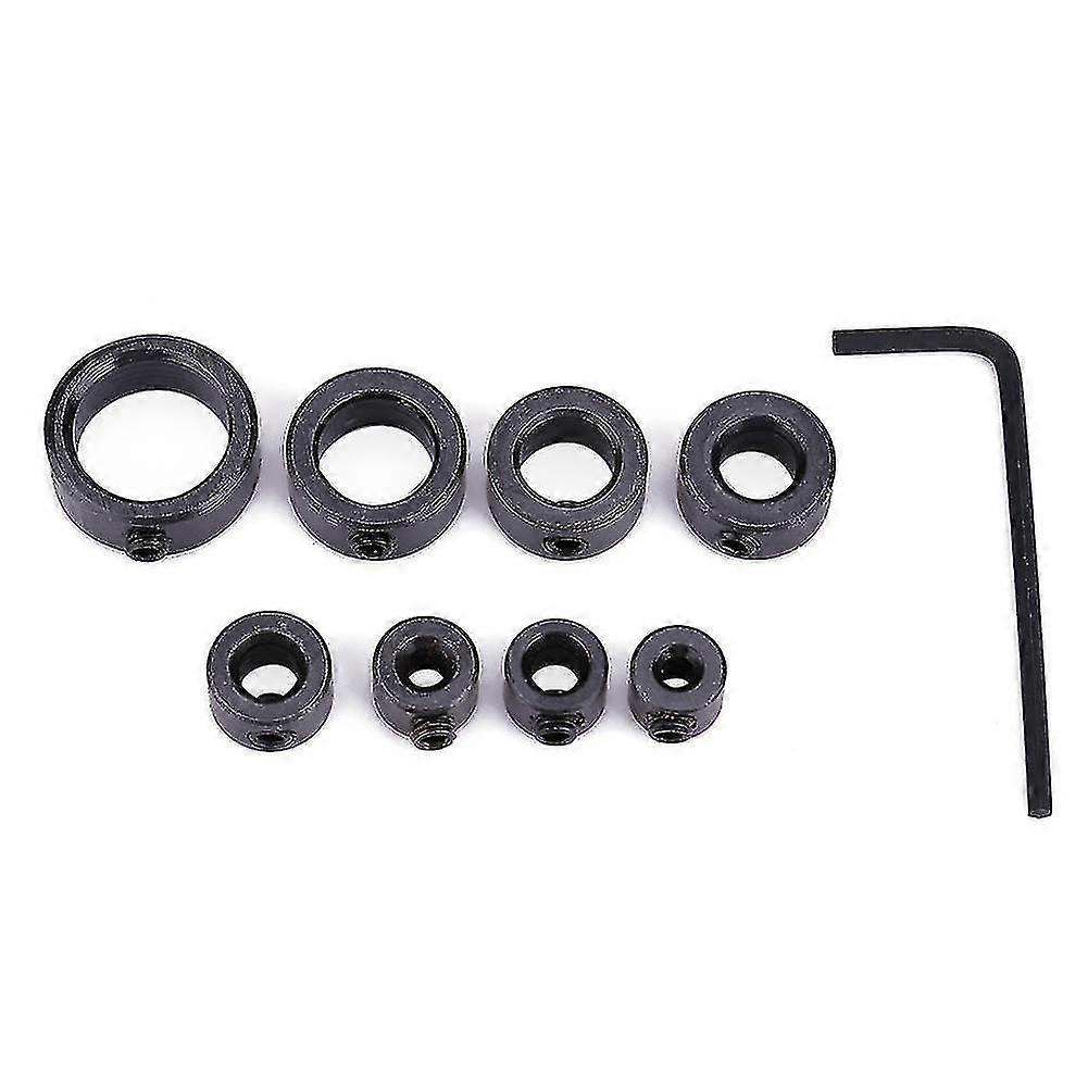 Woodworking Tool 8pcsset Drill Depth Stop Collars Assortment Set with Hex Wrench (3~16mm)