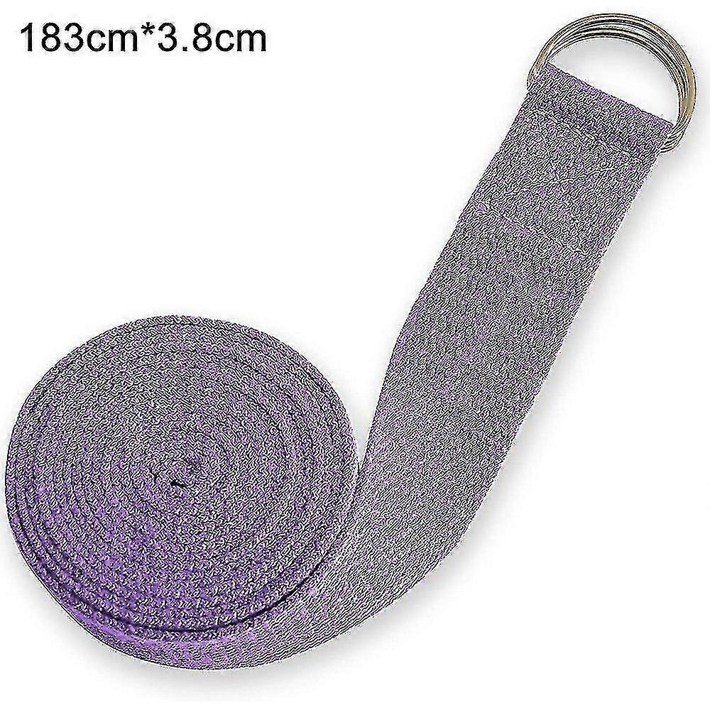 Yoga Strap Stretch Bands With Extra Safe Adjustable Ring Buckle