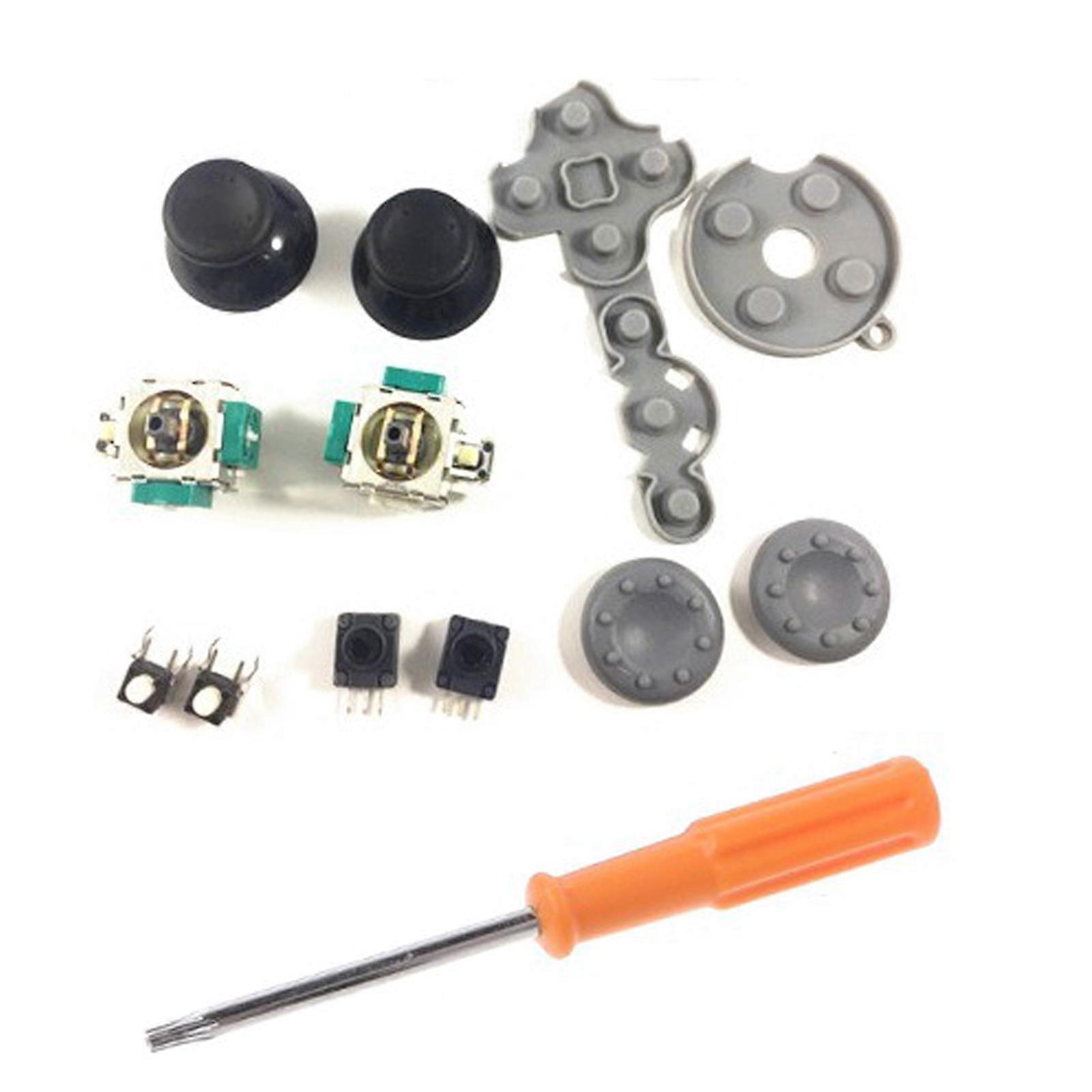 Joystick Button Repair Kit for Key Buttons Repair Part for Xbox 360 Replacement