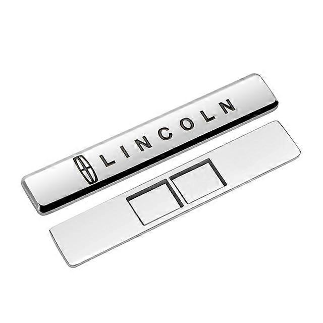 3D autó fém embléma matrica autó csomagtartó karosszéria autó oldalsó sárvédő dekorációs matricák Lincoln MKZ MKX Aviator Navigator Continental