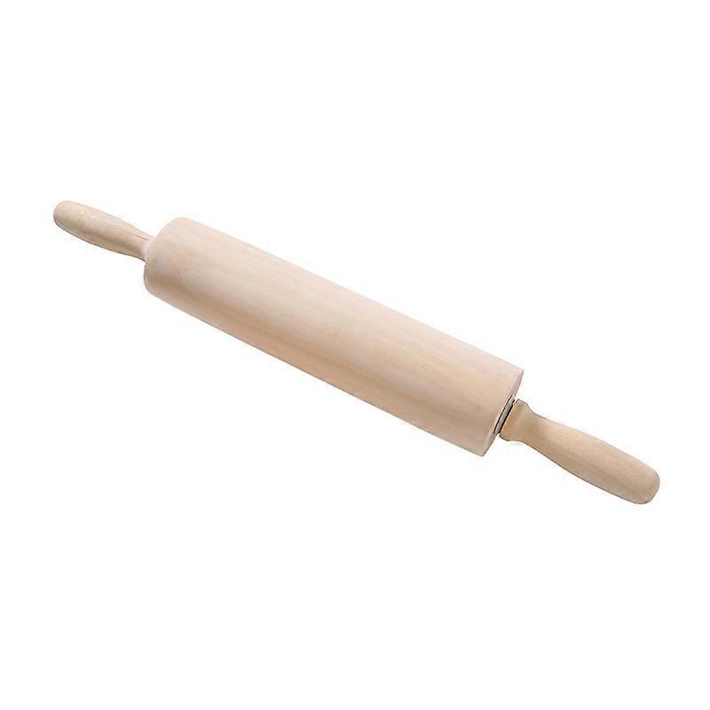 Beech Wood Rolling Pin, Beige, 43cm Rolling Pin Home Rolling Pin Roller Center Hammer Rolling Pin Stick Dry Roller King Size