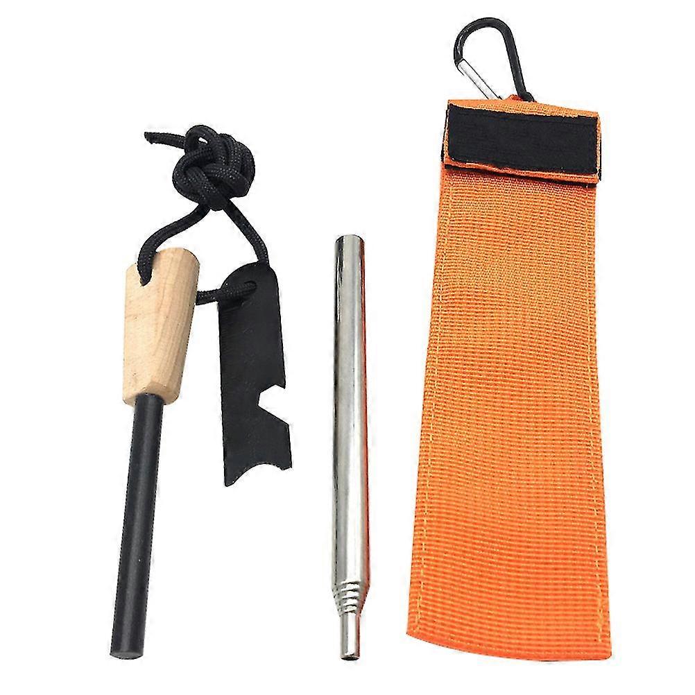 1 Set Of Operability Outdoor Fire Starter Set Practical Wild Survival Tools