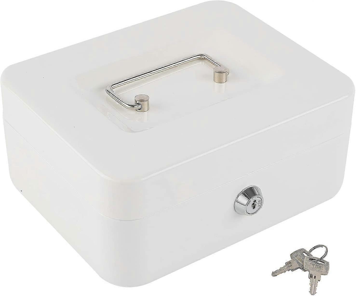 Medium-sized Money Box With Money Tray, Small Safe Lock