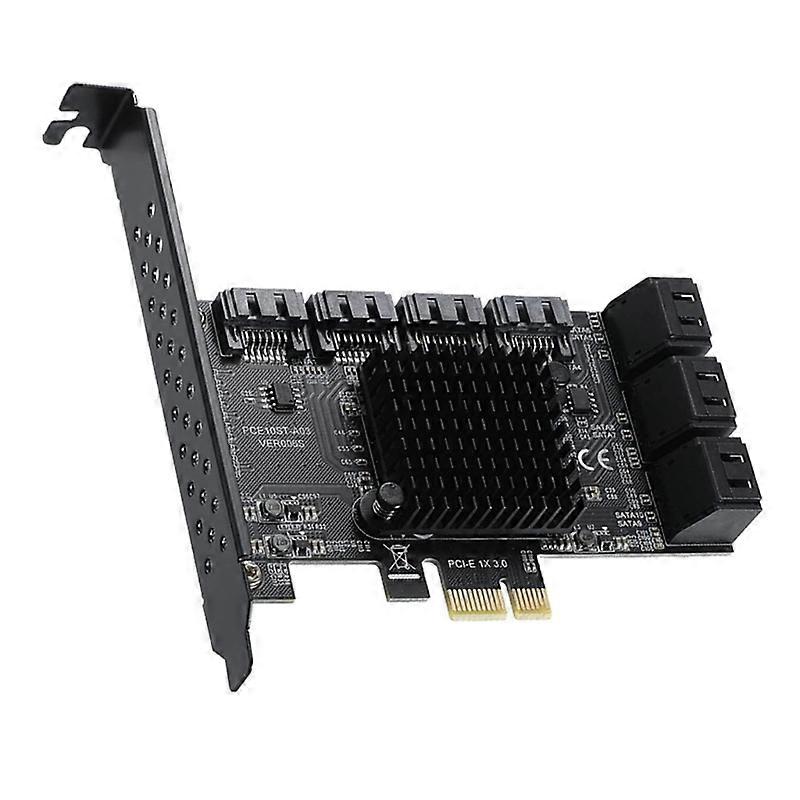 PCIe auf SATA3.0 10-Port SATA III 6 Gbit/s Controller-Erweiterungskarte PCI Express