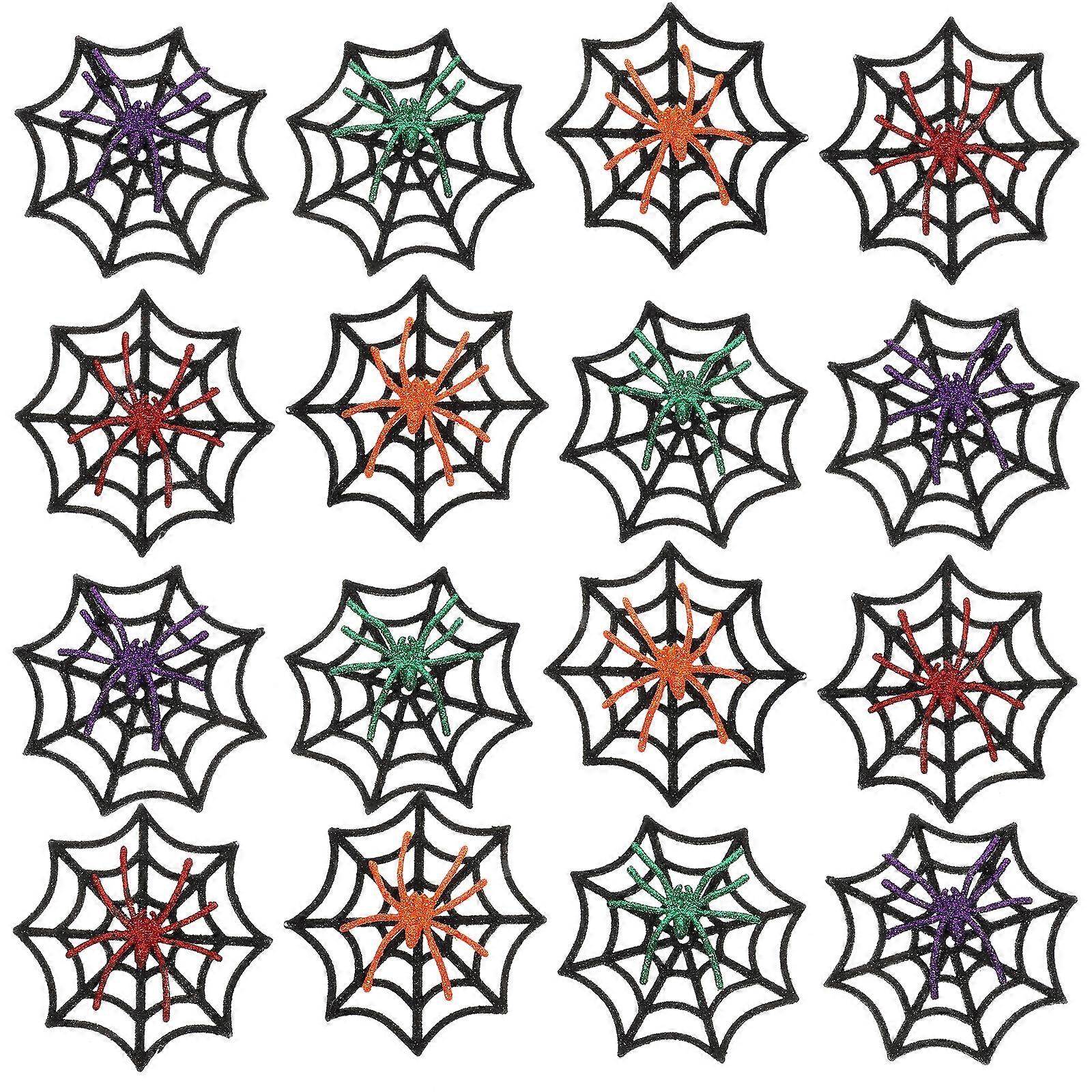 1 set of Halloween Party Layout Props Simulation Spider Webs Decorative Spider Webs