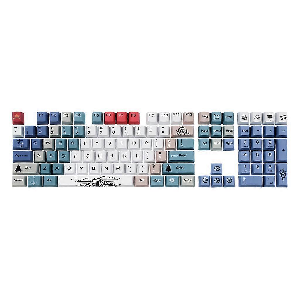 OEM Profile Keycaps PBT Dye Sublimation Set for Mechanical Gaming Keyboard 108