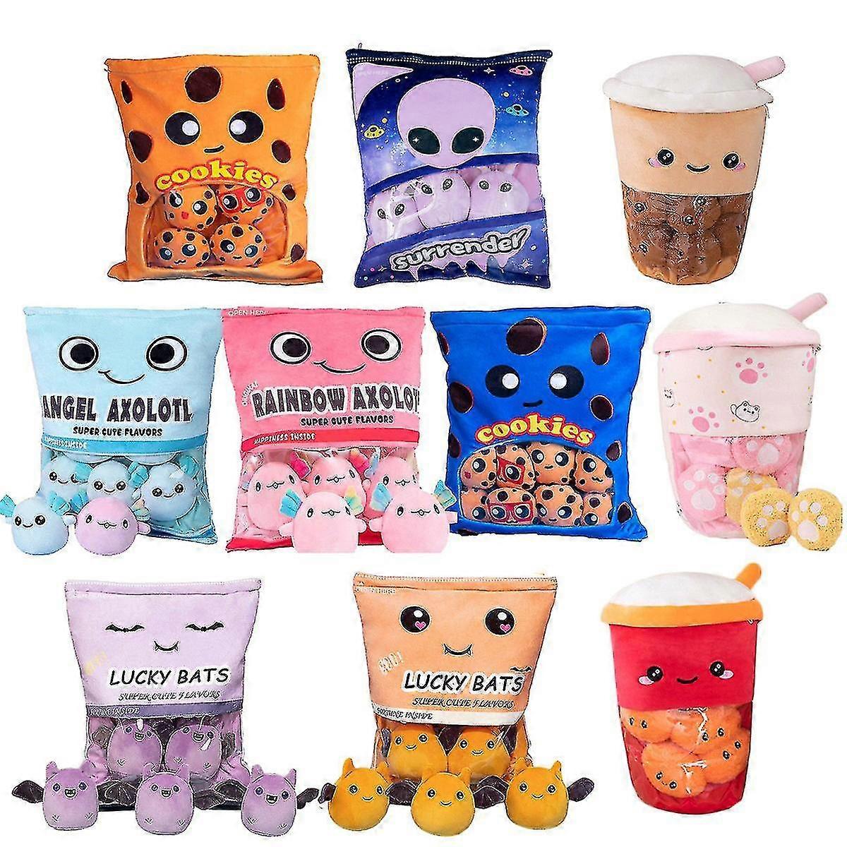 A Bag Of Cookies, Snacks, Pillows, Plush Toys