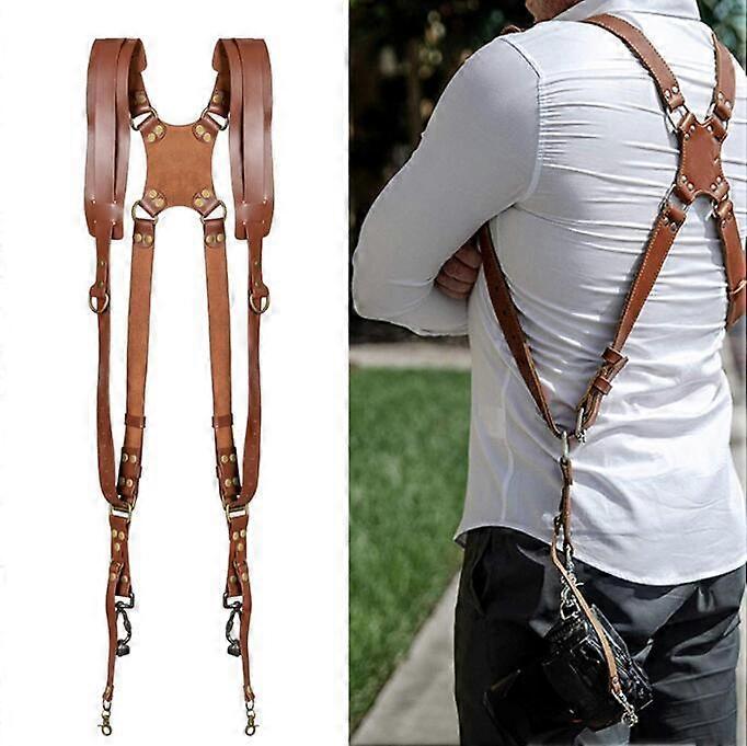 2台のカメラ用カメラショルダーストラップ、デュアルカメラストラップアクセサリー