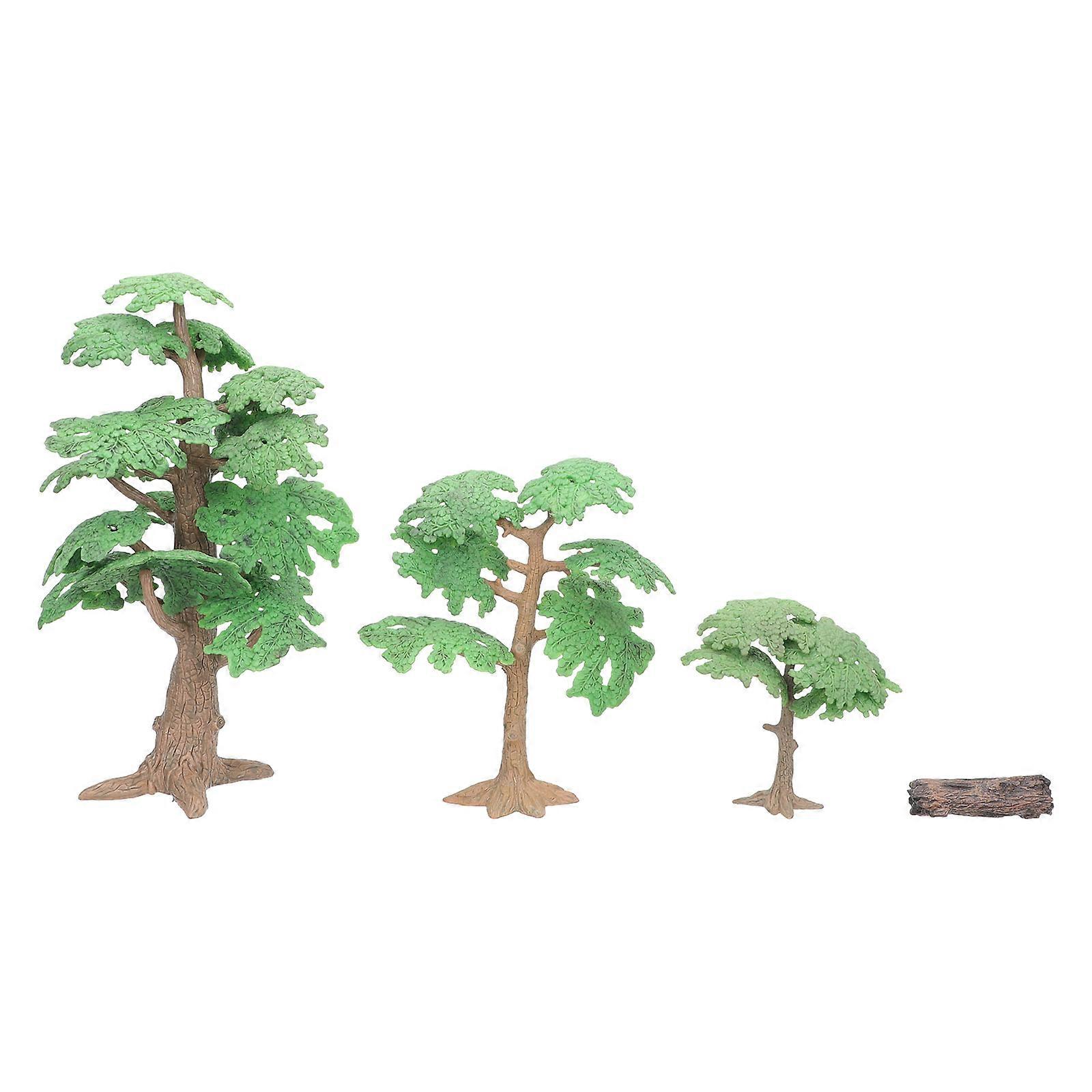 1 Set Adorable Simulated Tree Adornment Simulation Tree Ornaments Mini Landscape Decor
