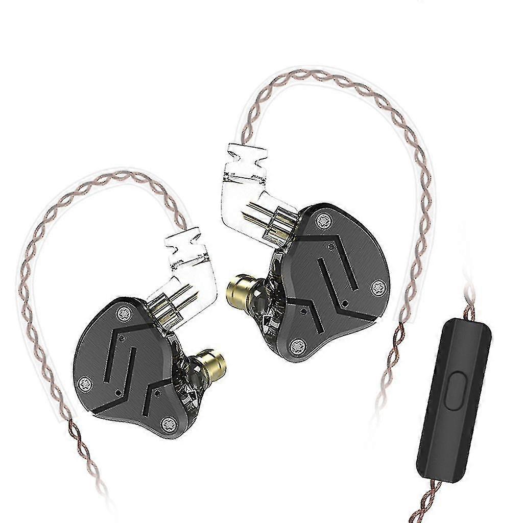 Kz Zsn 1ba+1dd Hybrid In Ear Earphone Dj Monitor Running Sport