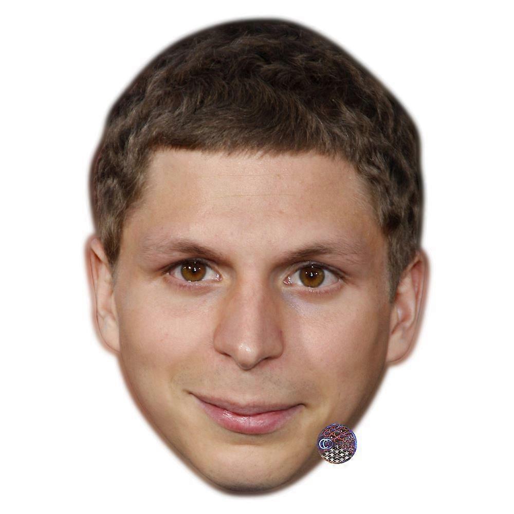 Michael Cera Celebrity Mask, Flat Card Face