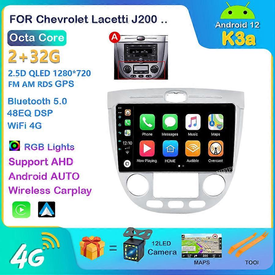 For Chevrolet Lacetti J200 2004-2013 For Buick Excelle Hrv Car Radio Multimedia Video Player Navigation GPS Android No 2din dvd