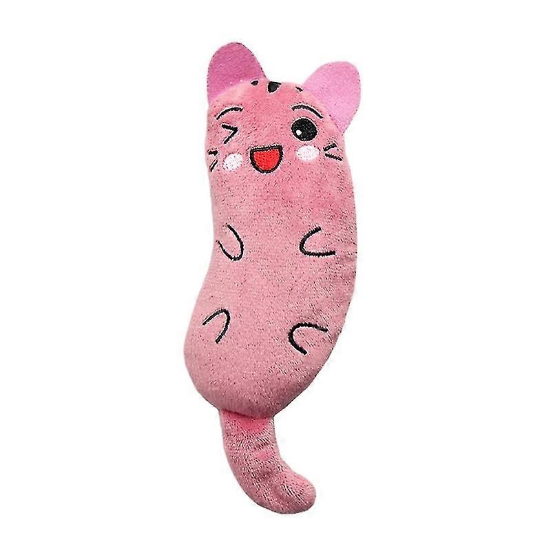 Interactive Plush Cat Toys Kitten Chewing Toys Cat Interactive Bite Resistant Chew Toy Kitten Entertaining Durable Gift