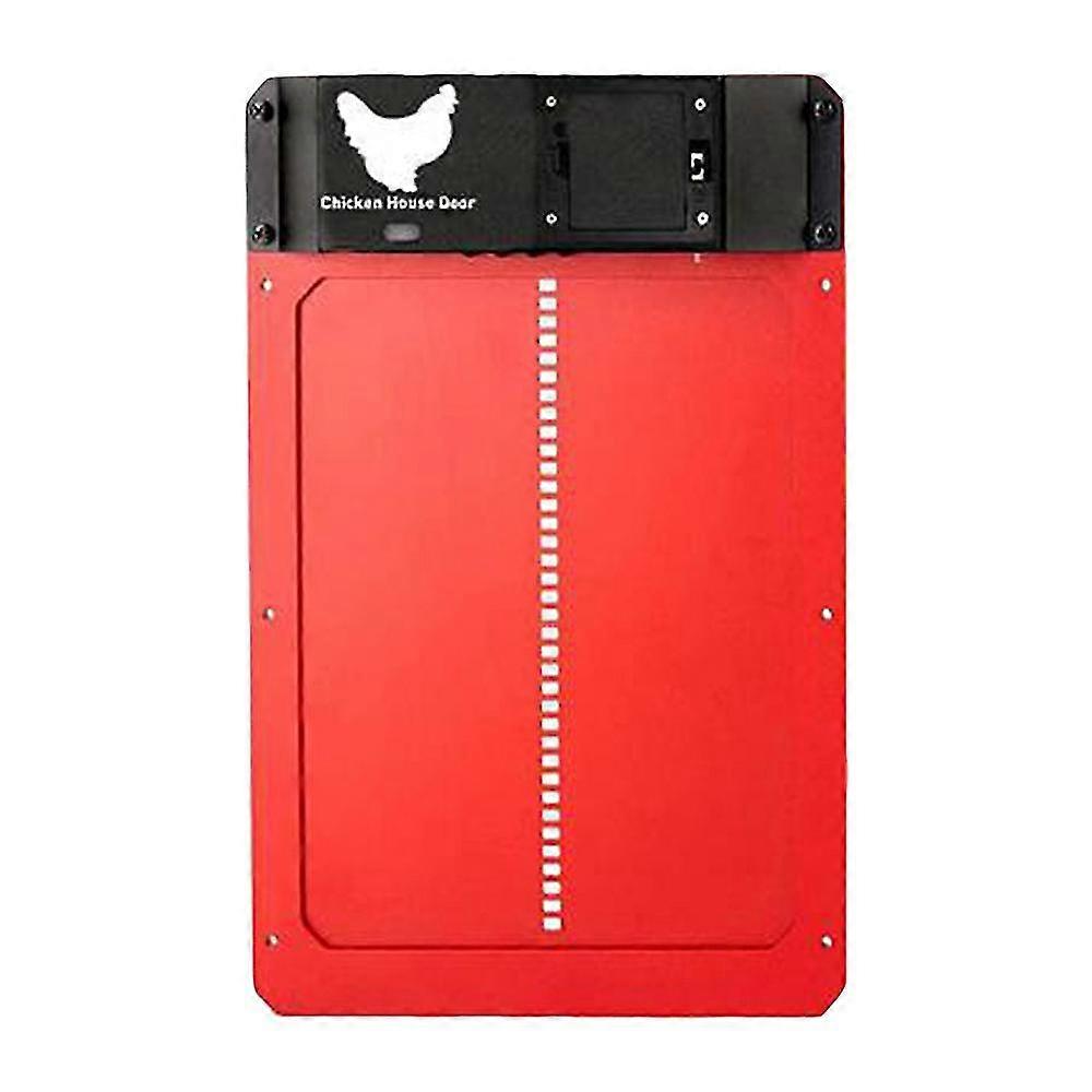 Automatic Chicken Coop Door Light Sensing Opener Poultry House Induction Delayed Opening Timer