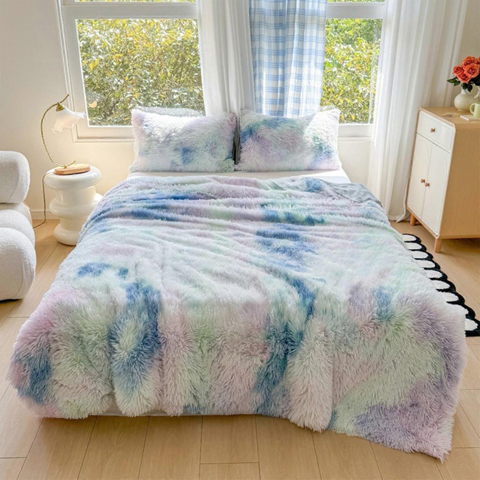 Facecloth Double Layer Blanket Blanket Cover Two Uses Winter Warm Insulated Fuzzy Blanket 150x200cm